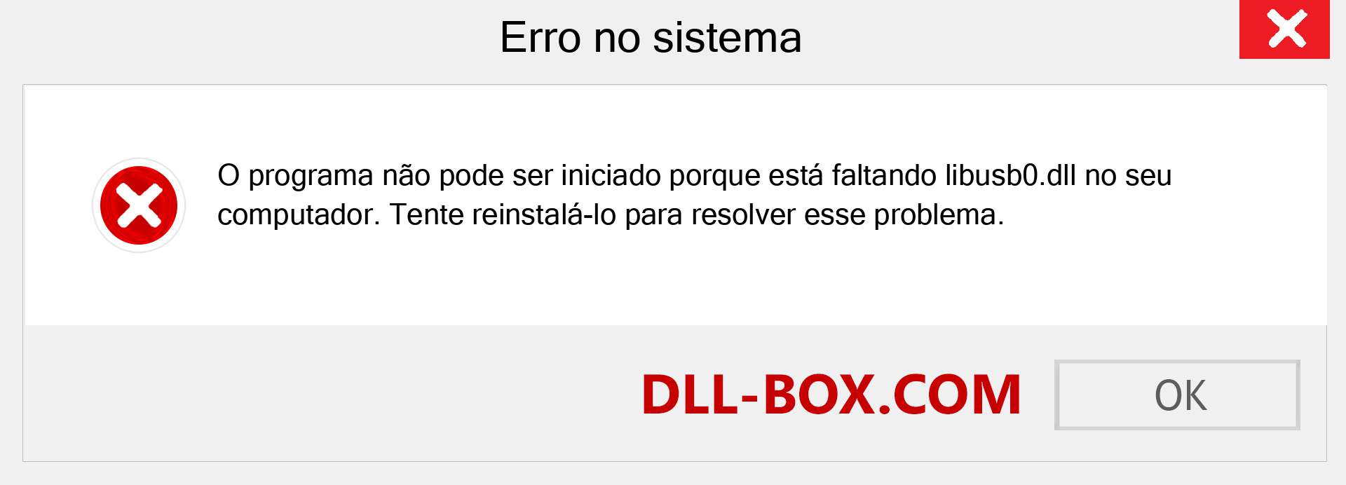 Arquivo libusb0.dll ausente ?. Download para Windows 7, 8, 10 - Correção de erro ausente libusb0 dll no Windows, fotos, imagens